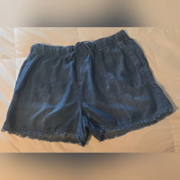 NWT | FOR THE REPUBLIC | Women's Pull On Tie Waist Denim Shorts | Size: XL