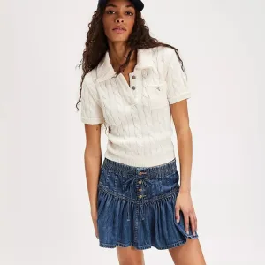 NWT Free People Roselle Denim Mini Dress