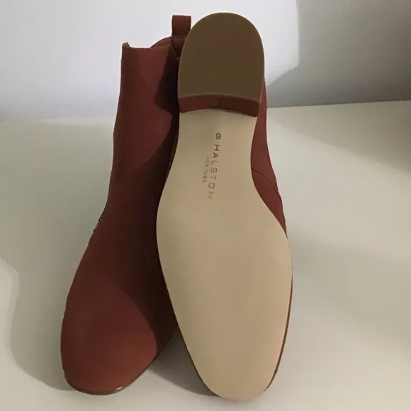 NWT Halston Heritage Alyson Suede Bootie