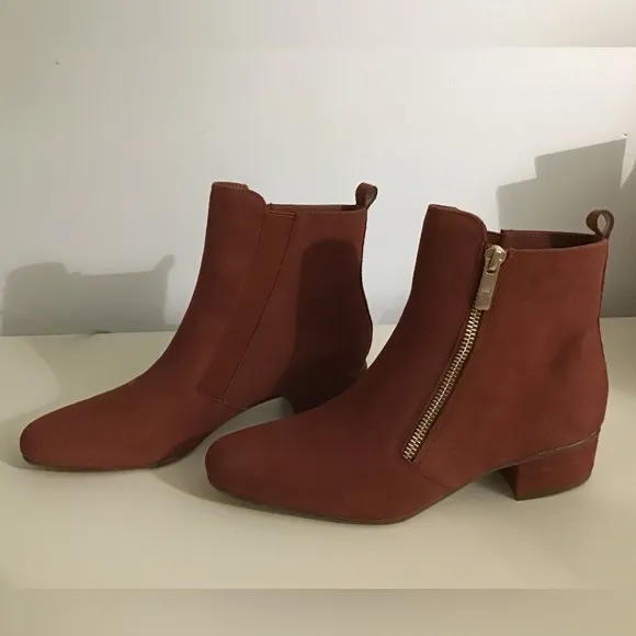 NWT Halston Heritage Alyson Suede Bootie