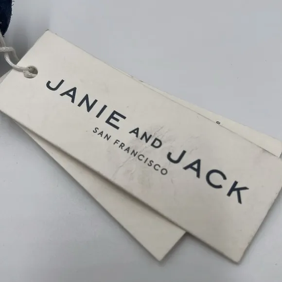 NWT Janie and Jack Ankle Boots – Kids Size 11 Navy Blue
