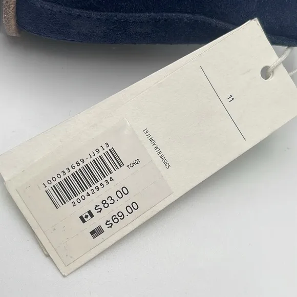 NWT Janie and Jack Ankle Boots – Kids Size 11 Navy Blue