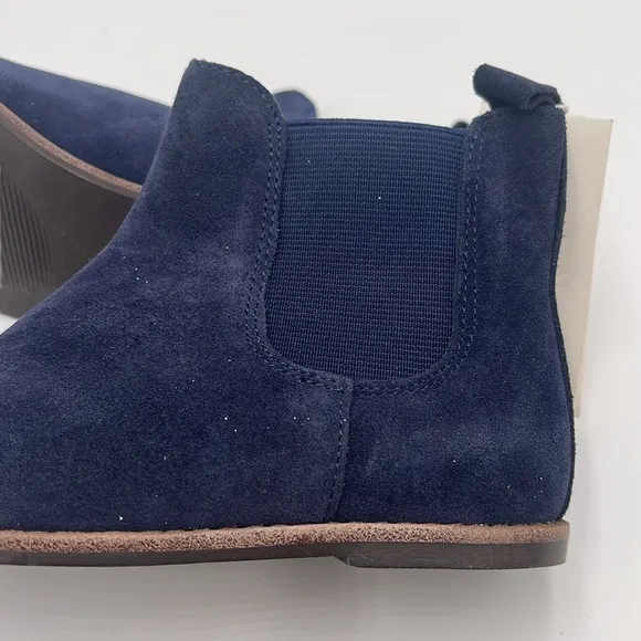 NWT Janie and Jack Ankle Boots – Kids Size 11 Navy Blue