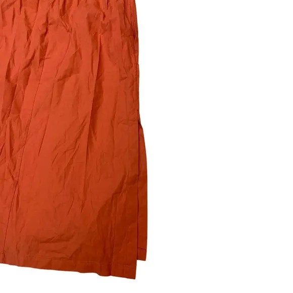 NWT Joie Ardine Midi Cotton Dress in Warm Spice Size Medium