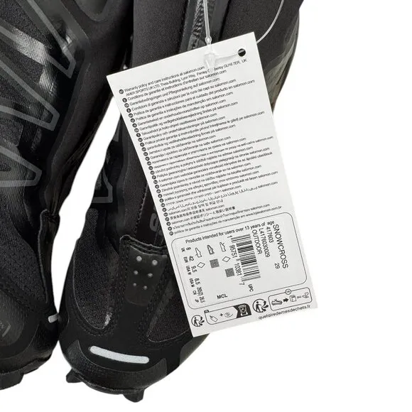 NWT Mens Salomon SNOWCROSS Shoes 8.5