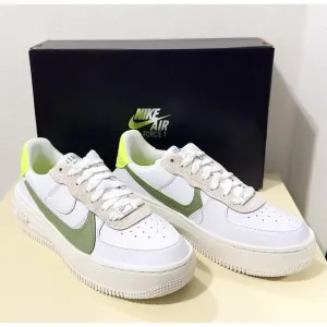 NWT: Nike - Women's Air Force 1 PLT.AF.ORM, White Oil Green W (US 7.5)