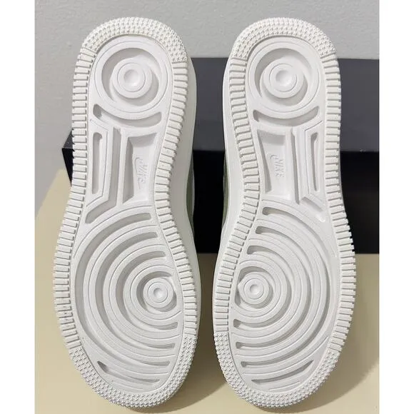 NWT: Nike - Women's Air Force 1 PLT.AF.ORM, White Oil Green W (US 7.5)