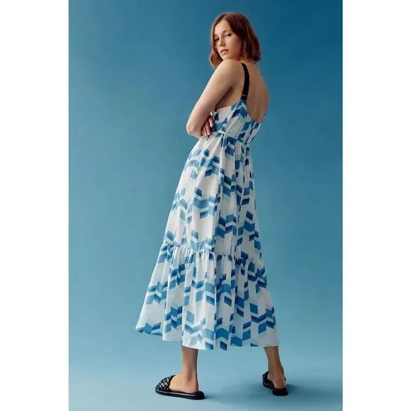 NWT Peter Som for Anthropologie Larissa Tiered Maxi Dress Size XS