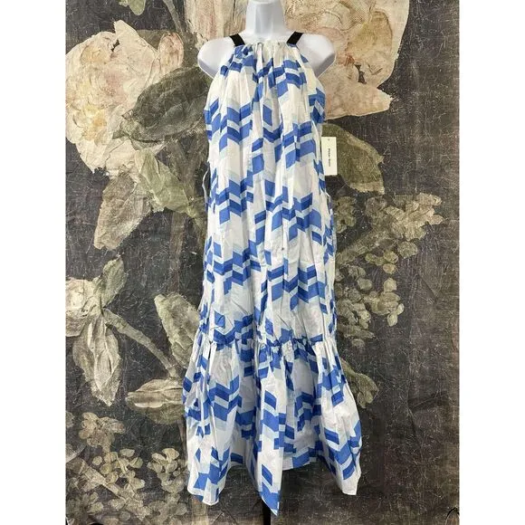 NWT Peter Som for Anthropologie Larissa Tiered Maxi Dress Size XS