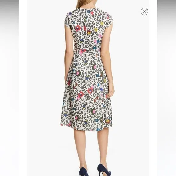 NWT Ted Baker London Stelaar Wilderness MIDI Dress Ted Size 1/ US XS