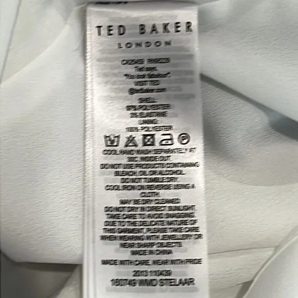 NWT Ted Baker London Stelaar Wilderness MIDI Dress Ted Size 1/ US XS