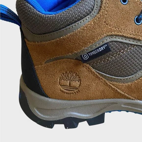 NWT Timberland Juniors Youth Mt. Maddsen Waterproof Hiking Boots Size 5.5 Suede