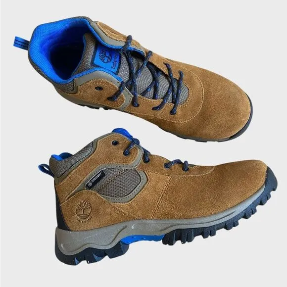 NWT Timberland Juniors Youth Mt. Maddsen Waterproof Hiking Boots Size 5.5 Suede