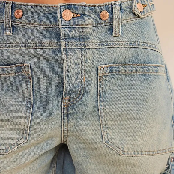 NWT- Women’s Palmer Denim Shorts Size 31 by Free People - La La Land Mid Rise