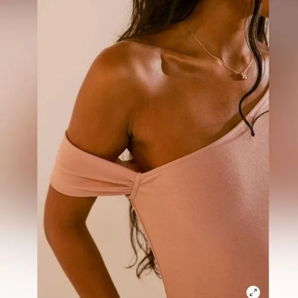 NWT Free People Beach Good Feels One Shoulder Mini