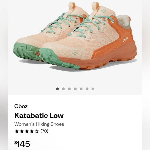 Oboz® Katabatic Low Shoes - Nectar