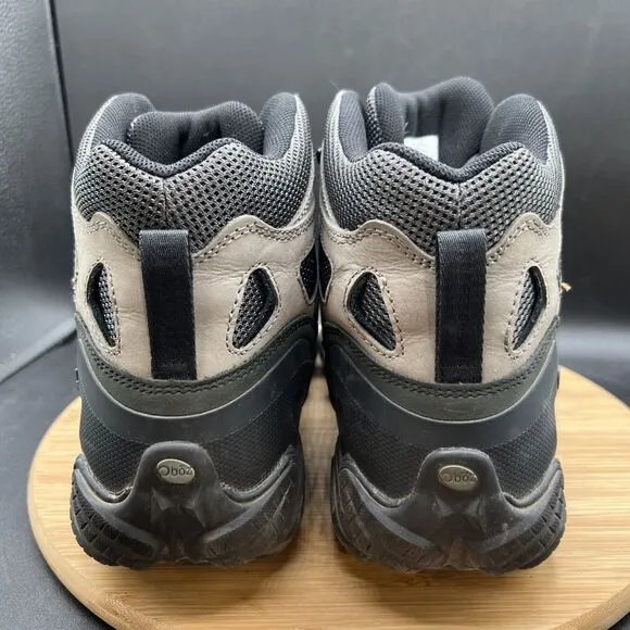 Oboz Sawtooth II Mid Men’s Size 13 Leather Hiking Boots Gray Lace Up