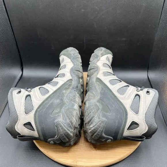 Oboz Sawtooth II Mid Men’s Size 13 Leather Hiking Boots Gray Lace Up
