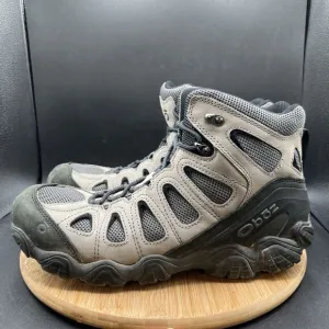 Oboz Sawtooth II Mid Men’s Size 13 Leather Hiking Boots Gray Lace Up