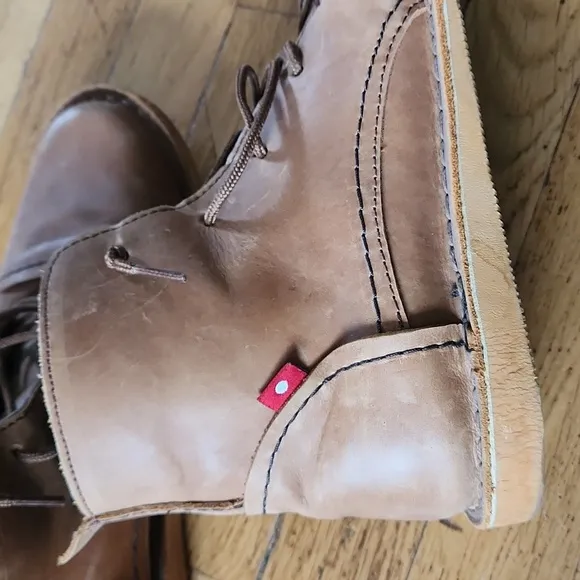 Oliberte Men's Brown Leather Lace-Up Boots