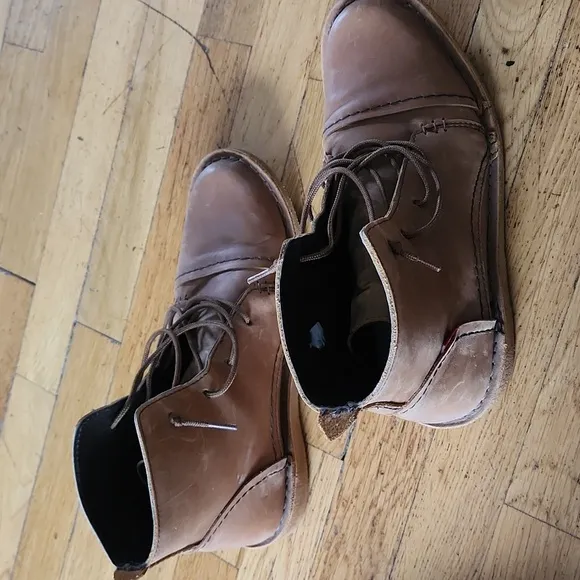 Oliberte Men's Brown Leather Lace-Up Boots