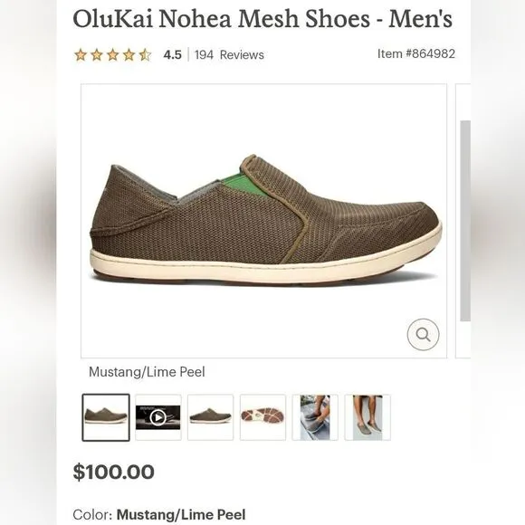 OluKai Nohea Mesh Shoes