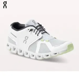 ON Cloud Womens 5 Push Running Shoes White/Oasis 8 Athleisure Tennis Pickleball