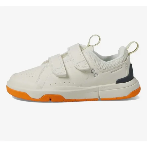On® Kids The Roger Sneaker Ivory &amp; Orange Size 11 K