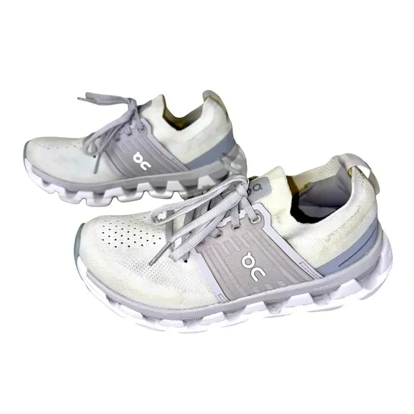 ON RUNNING CLOUDSWIFT 4 WHITE/ GRAY SNEAKERS