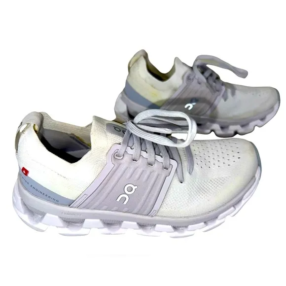 ON RUNNING CLOUDSWIFT 4 WHITE/ GRAY SNEAKERS