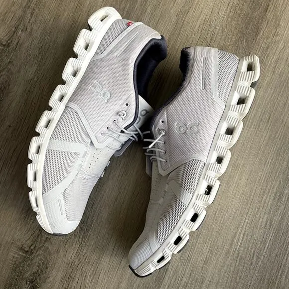 OnCloud Glacier 5 White Grey Men's 12.5