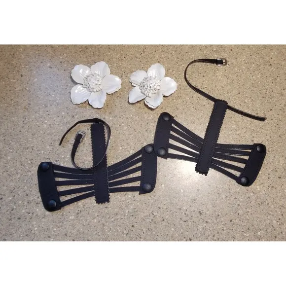 Onesole Casual Leisure Soft Step Wedge Womens Sandals SZ 9 Lot Interchangeable