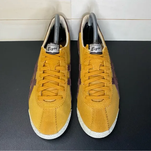 Onitsuka Tiger Corsair Mustard Brown Women's Size 8 Shoes Sneakers Asics