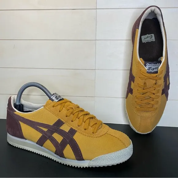 Onitsuka Tiger Corsair Mustard Brown Women's Size 8 Shoes Sneakers Asics
