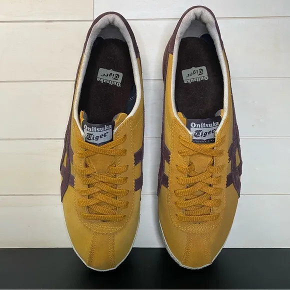 Onitsuka Tiger Corsair Mustard Brown Women's Size 8 Shoes Sneakers Asics
