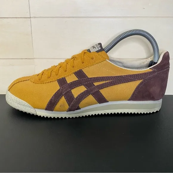 Onitsuka Tiger Corsair Mustard Brown Women's Size 8 Shoes Sneakers Asics
