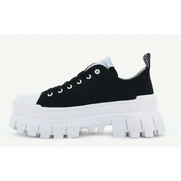 Palladium Revolt LO TX Women's Black Platform Boots Size 9 NIB
