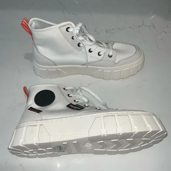 Palladium White Boots