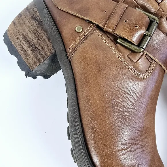 Pikolinos Le Mans 7020 Woven Leather Boots Size 38