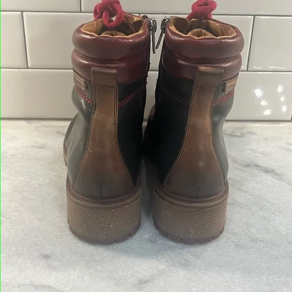 Pikolinos Women's Aspe Lace-Up Leather Boots Size 40 (us10)