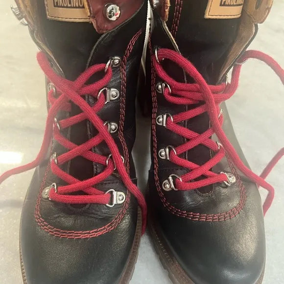 Pikolinos Women's Aspe Lace-Up Leather Boots Size 40 (us10)