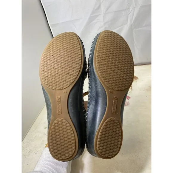 Pikolinos Womens Sandals P. Vallarta 655-0843 Casual Hook and Loop Leather 36