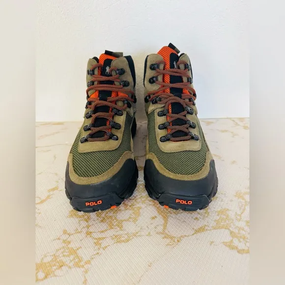 POLO RALPH LAUREN Adventure 300 Suede and Mesh Hiking Boots