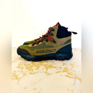 POLO RALPH LAUREN Adventure 300 Suede and Mesh Hiking Boots