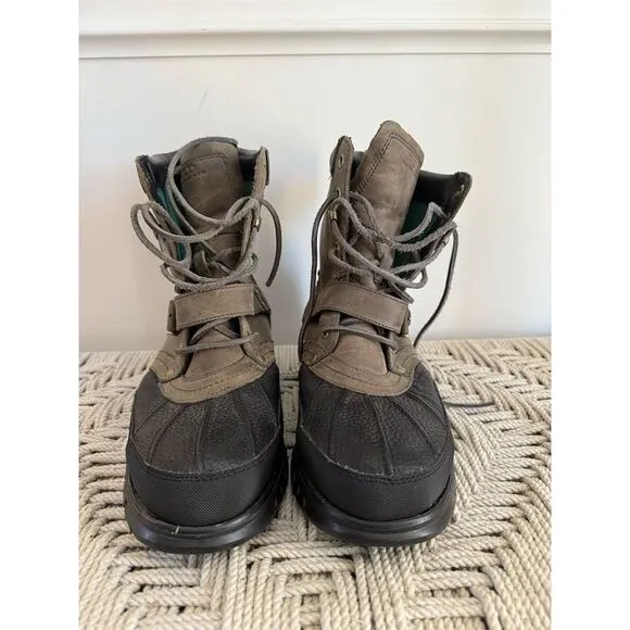 Polo Ralph Lauren Men's Tenard Duck Hiking Leather Boots Brown Size 10.5D