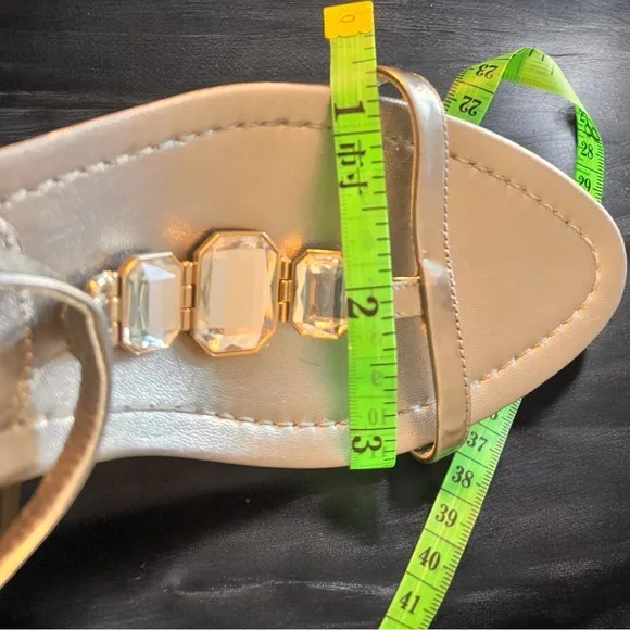 PRADA-AUTHENTIC LUXURY GUNMETAL LEATHER CRYSTALS IT 38  US 7.5