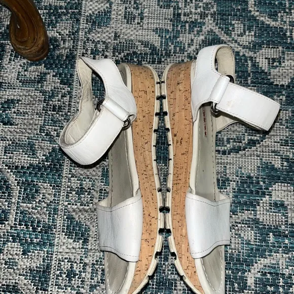 •Prada• Cork Sole Sandals