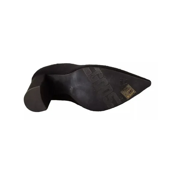 Pre Loved GCDS Logo Ankle Socks Women Black Boots