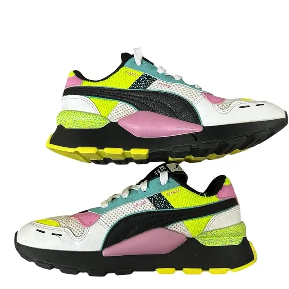 Puma Kids Unisex RS-O Running System Multicolor Sneakers size 4Y