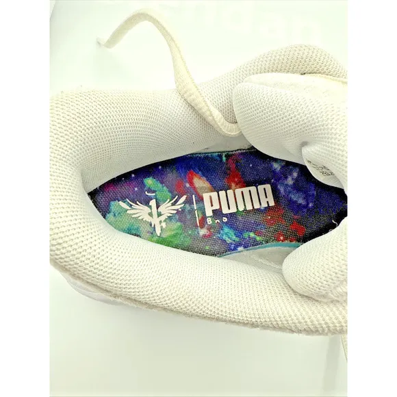 Puma LaMelo Ball MB.01 377368-04 Sneakers Men 6.5 Triple White Basketball Shoes